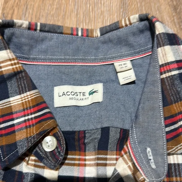 Lacoste button up long sleeve size 40 (M) - Picture 2 of 5